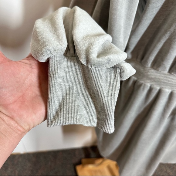 Calvin Klein Women's Tie Waist Velour Dress Sz L - Picture 7 of 10